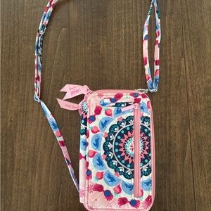 Vera Bradley Luna Lovegood Pink RFID Crossbody Wallet Bag - Harry Potter